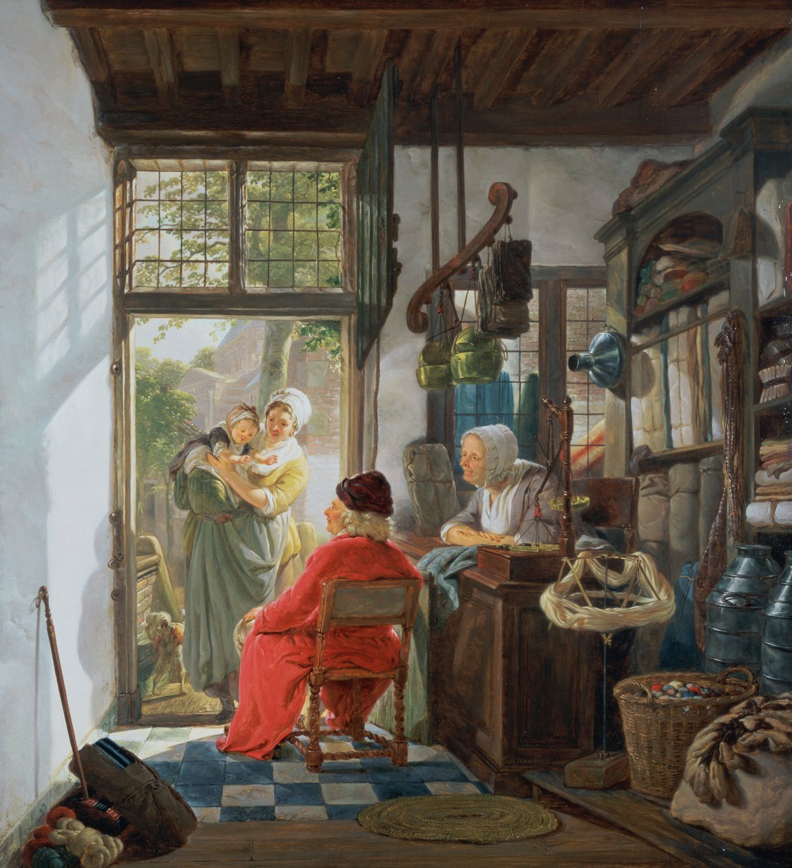 A loja de tecidos de Jacob Van Stry