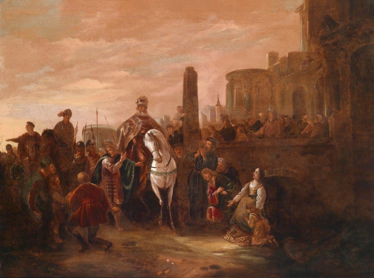 Triunfo de Mordechai de Jacob Willemsz de Wet or Wett