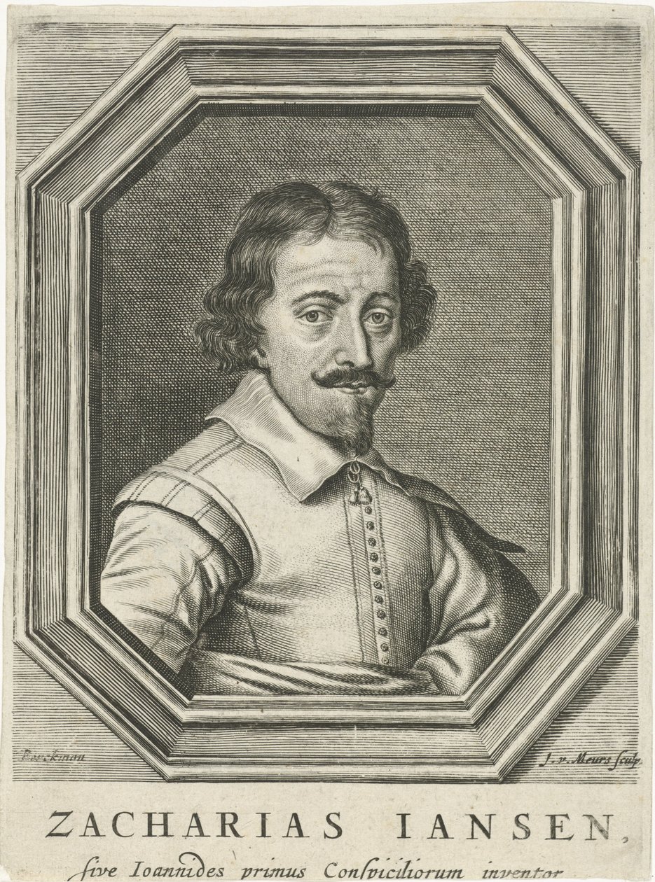 Retrato de Zacharias Jansen, 1655 de Jacob van Meurs