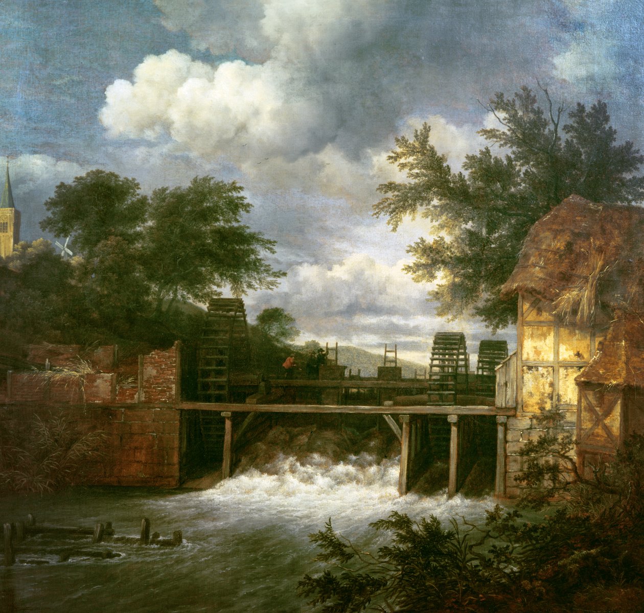 Um moinho de água de Jacob van Ruisdael