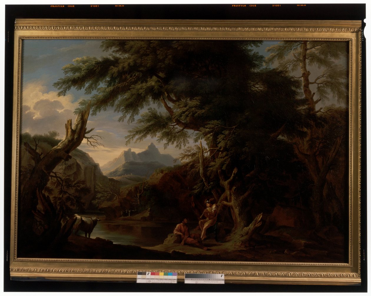 Um par de paisagens de Jacob Philippe Hackert