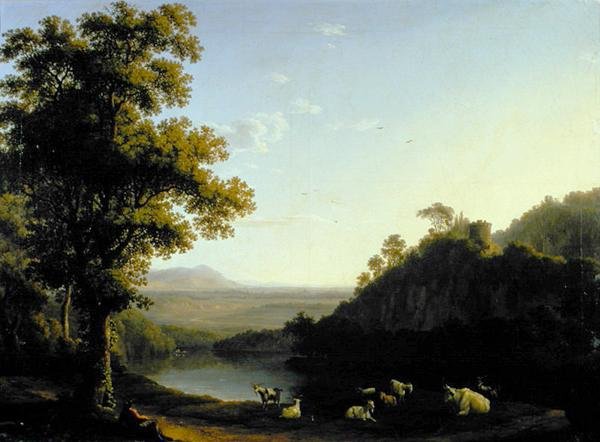 Paisagem Romana de Jacob Philippe Hackert