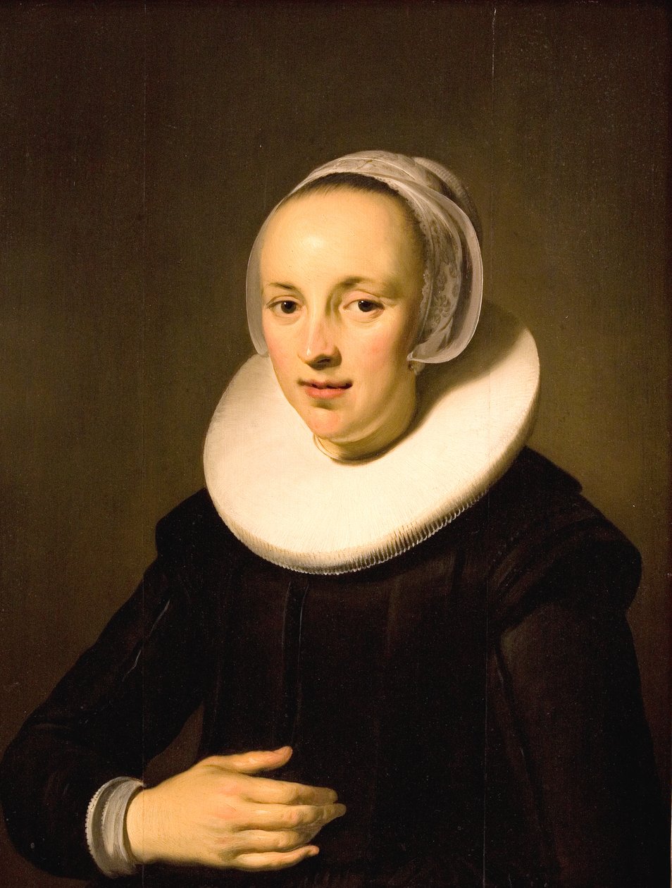 Retrato de uma senhora de Jacob Adriaensz Backer