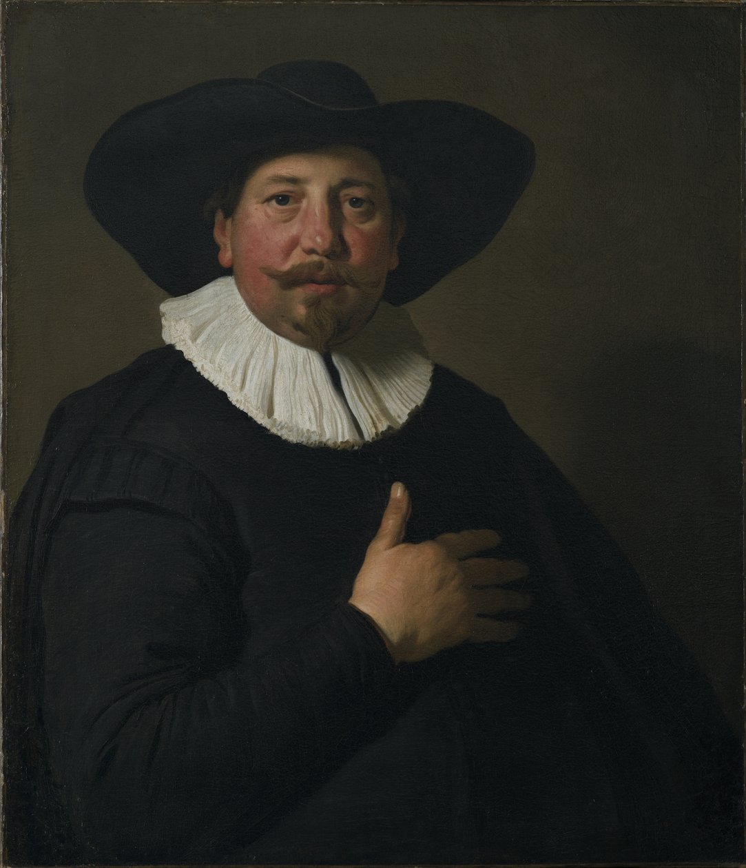 Retrato de um homem, c.1638 de Jacob Adriensz Backer