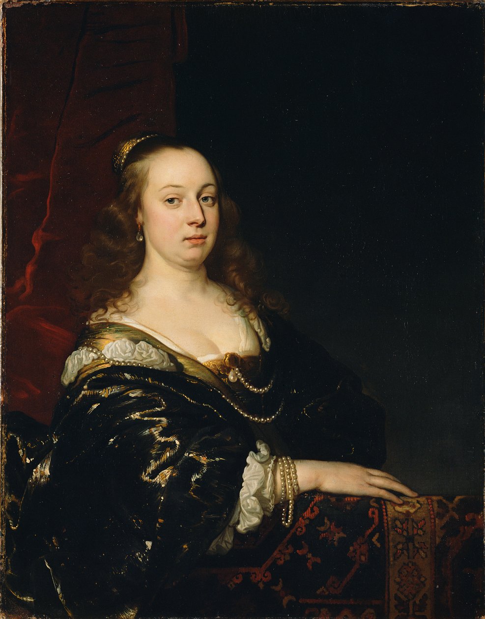 Retrato de uma mulher, c.1647 de Jacob Adriensz Backer