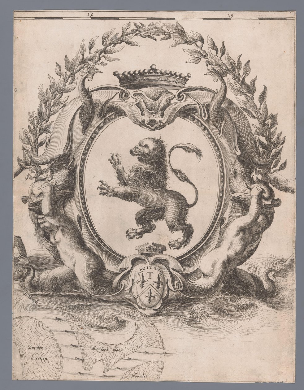 Mapa do Condado da Holanda e Utrecht (placa 2) de Jacob Aertsz. Colom (I)