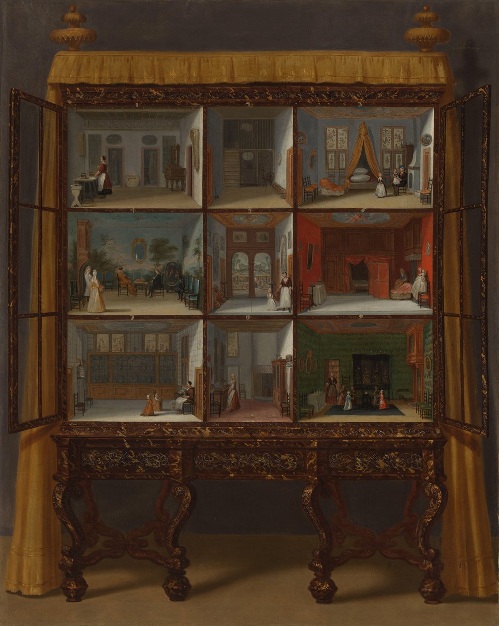 Casa de Bonecas de Petronella Oortman A Casa de Bonecas de Petronella Oortman (1655/56-1716) de Jacob Appel (I)
