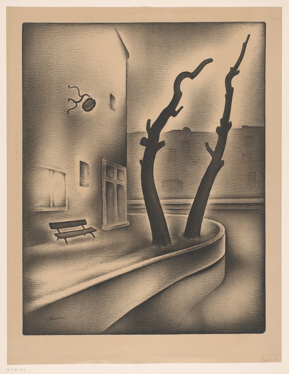 Canto de um canal de Jacob Bendien (signed by artist)