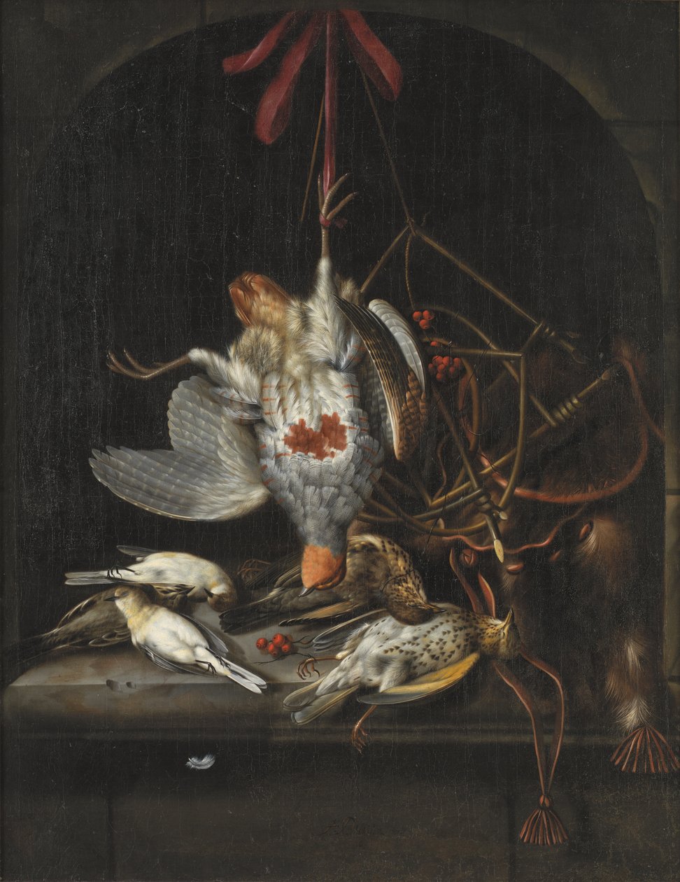 Aves Silvestres Mortas de Jacob Biltius