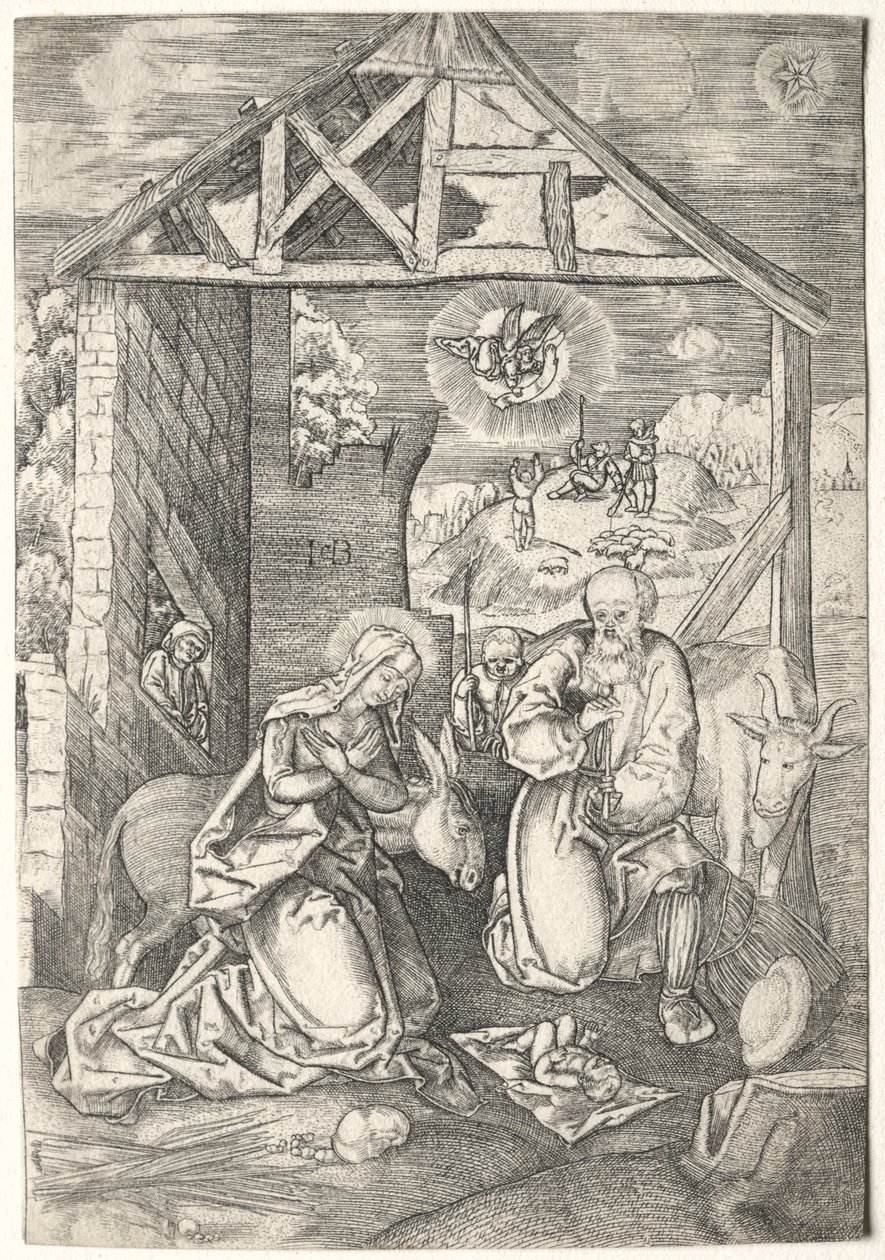 A natividade. de Jacob Binck