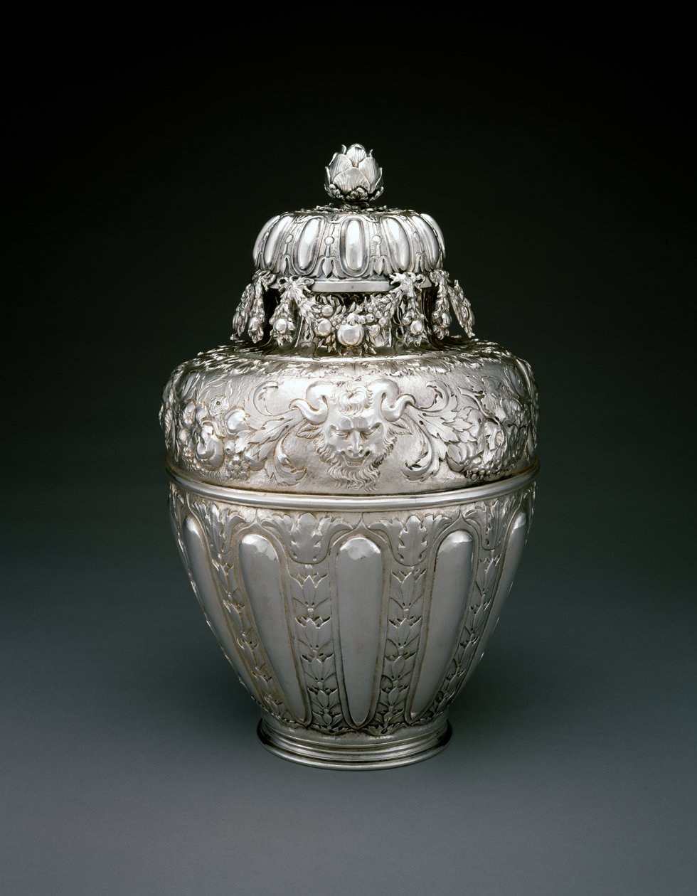 Jarra de gengibre com tampa, c.1677 (prata esterlina) de Jacob Bodendick