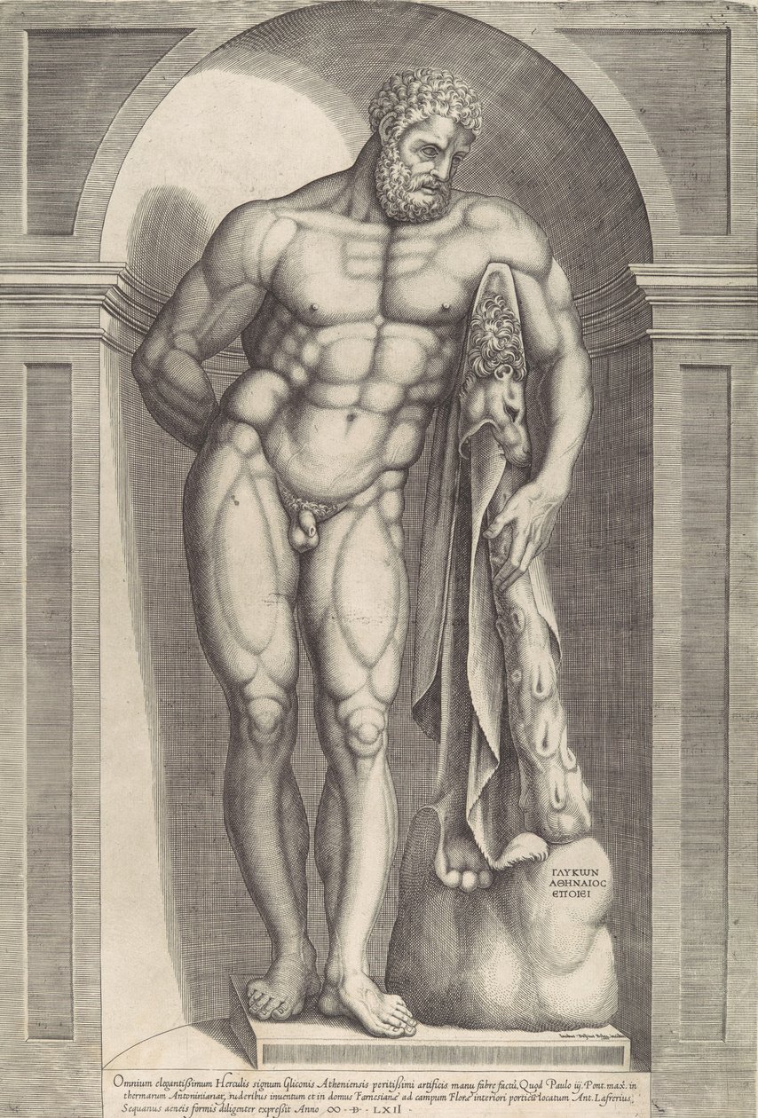 O Hércules Farnese, 1562., 1562 de Jacob Bos