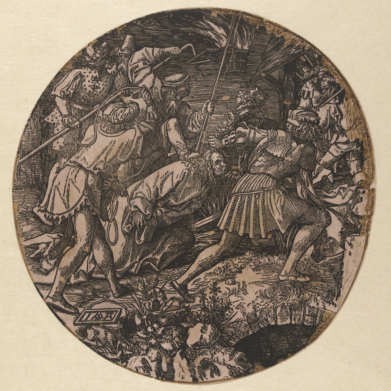 Captura de Cristo
A Paixão Redonda (título da série) de Jacob Cornelisz van Oostsanen