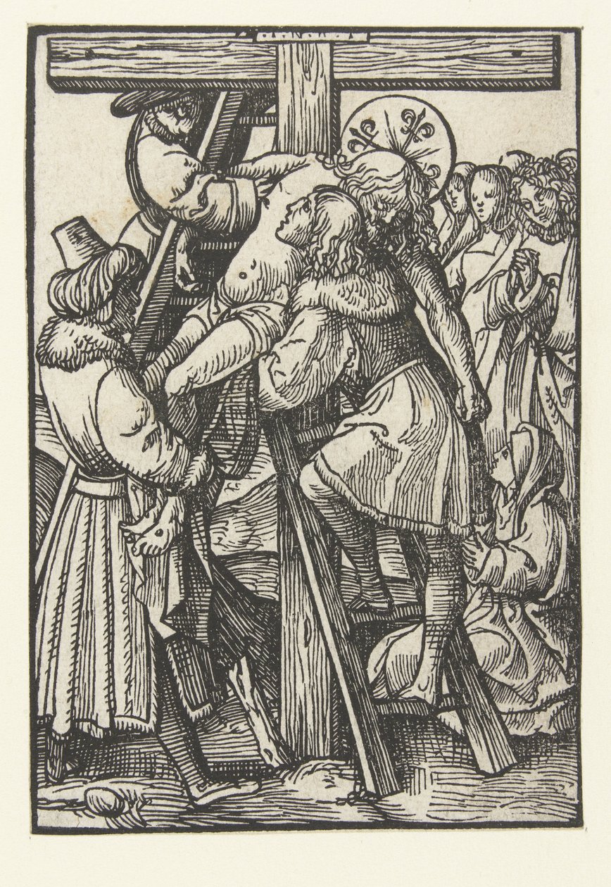 Descida da Cruz
A Pequena Paixão (título da série) de Jacob Cornelisz van Oostsanen