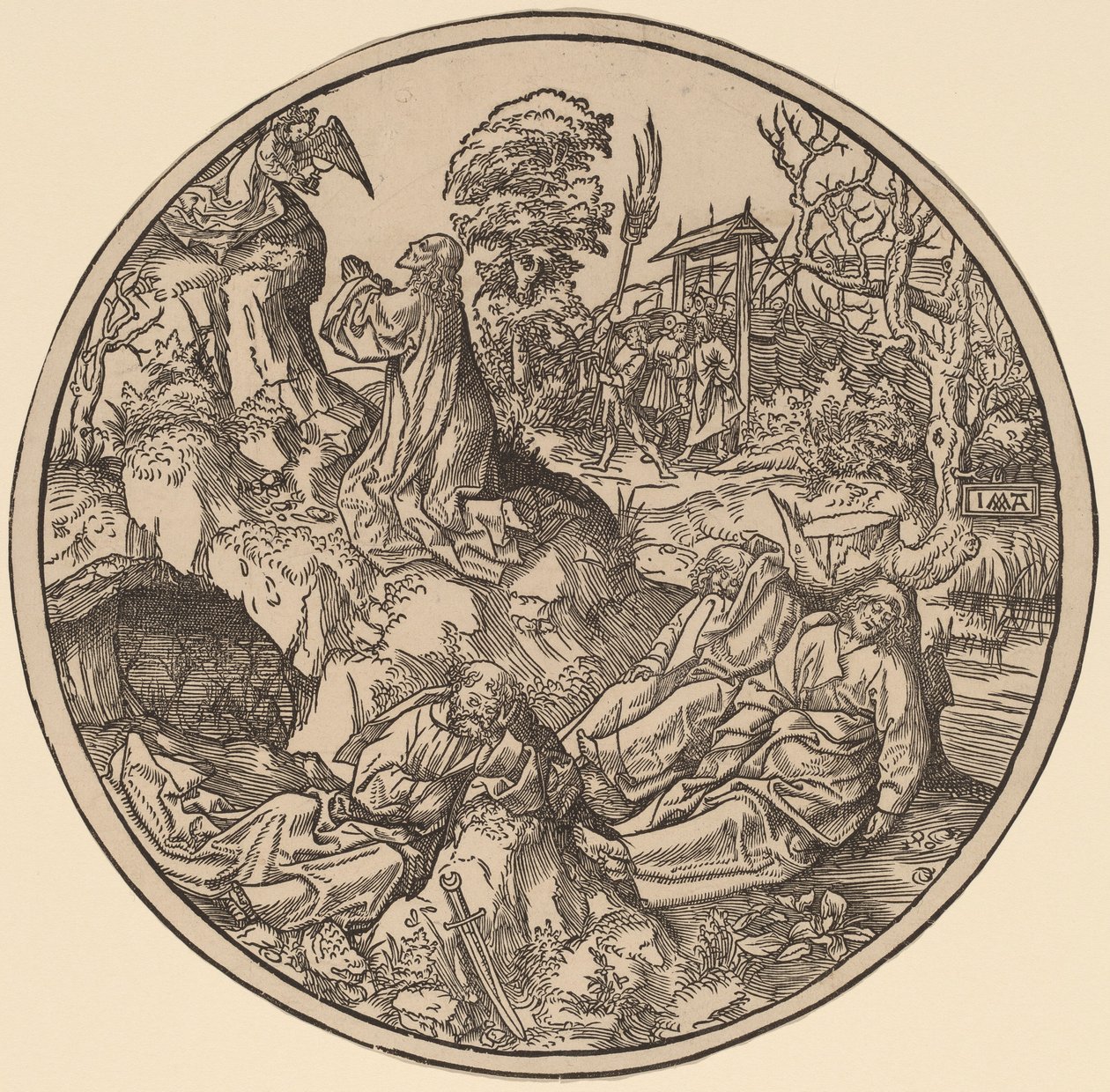 A agonia no jardim de Jacob Cornelisz van Oostsanen