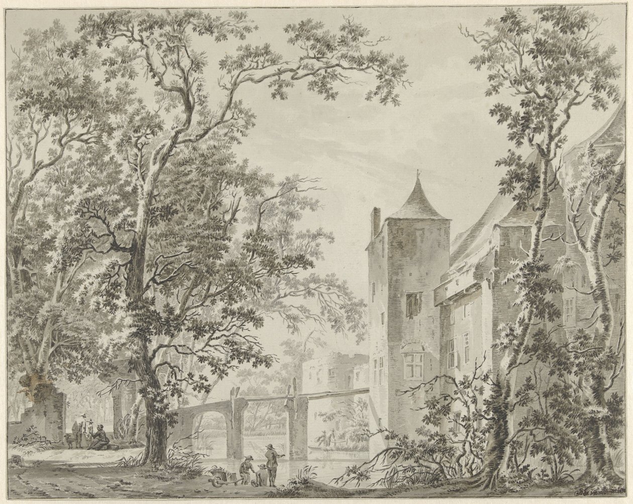 O castelo de Haar perto de Utrecht de Jacob Elias van Varelen