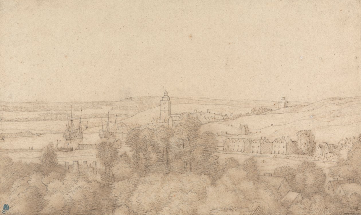 Uma Vista de Chatham do Ocidente de Jacob Esselens