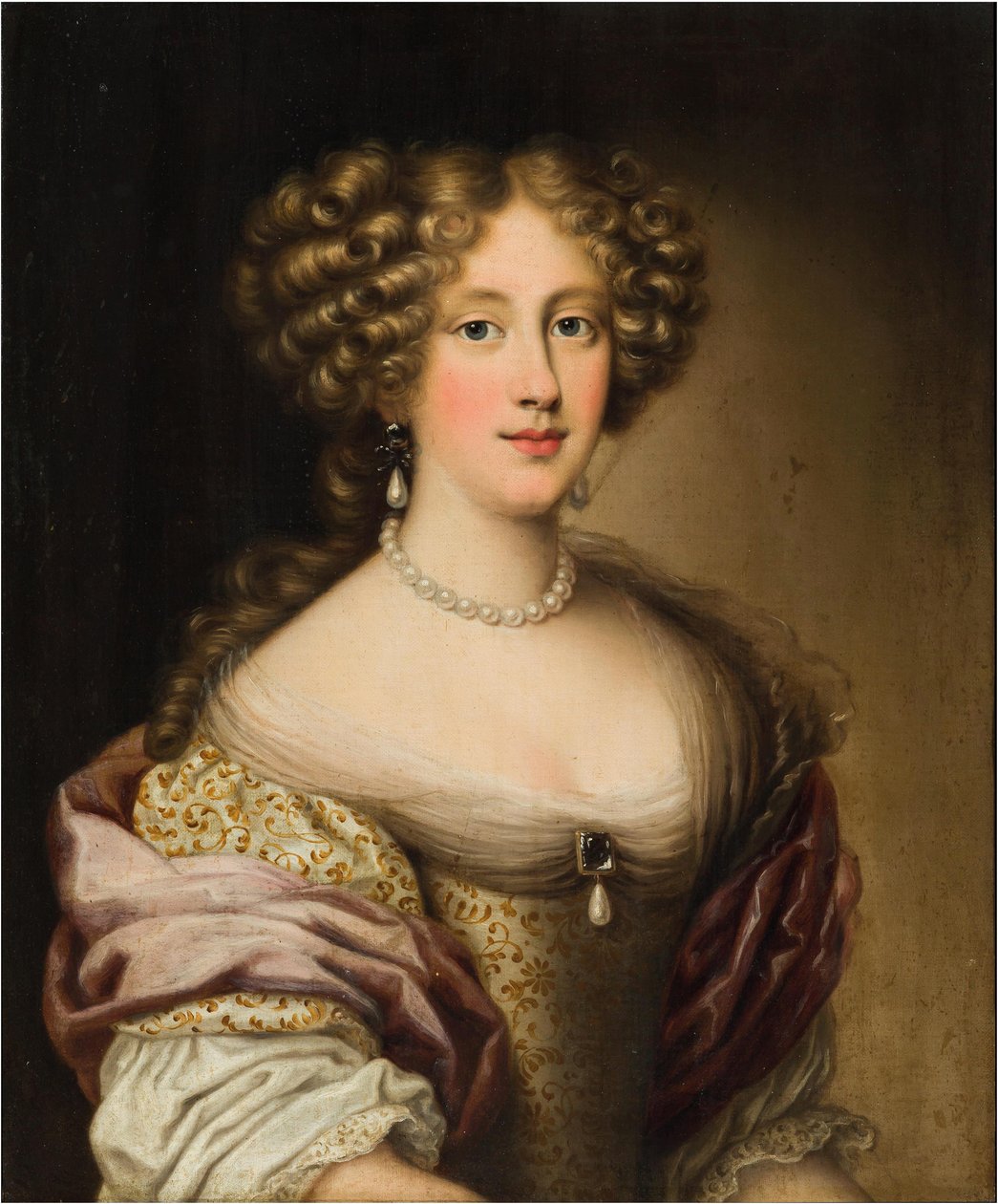 Cristina Dudley Paleotti, Duquesa de Northumberland, entre 1672 e 1678. de Jacob Ferdinand Voet