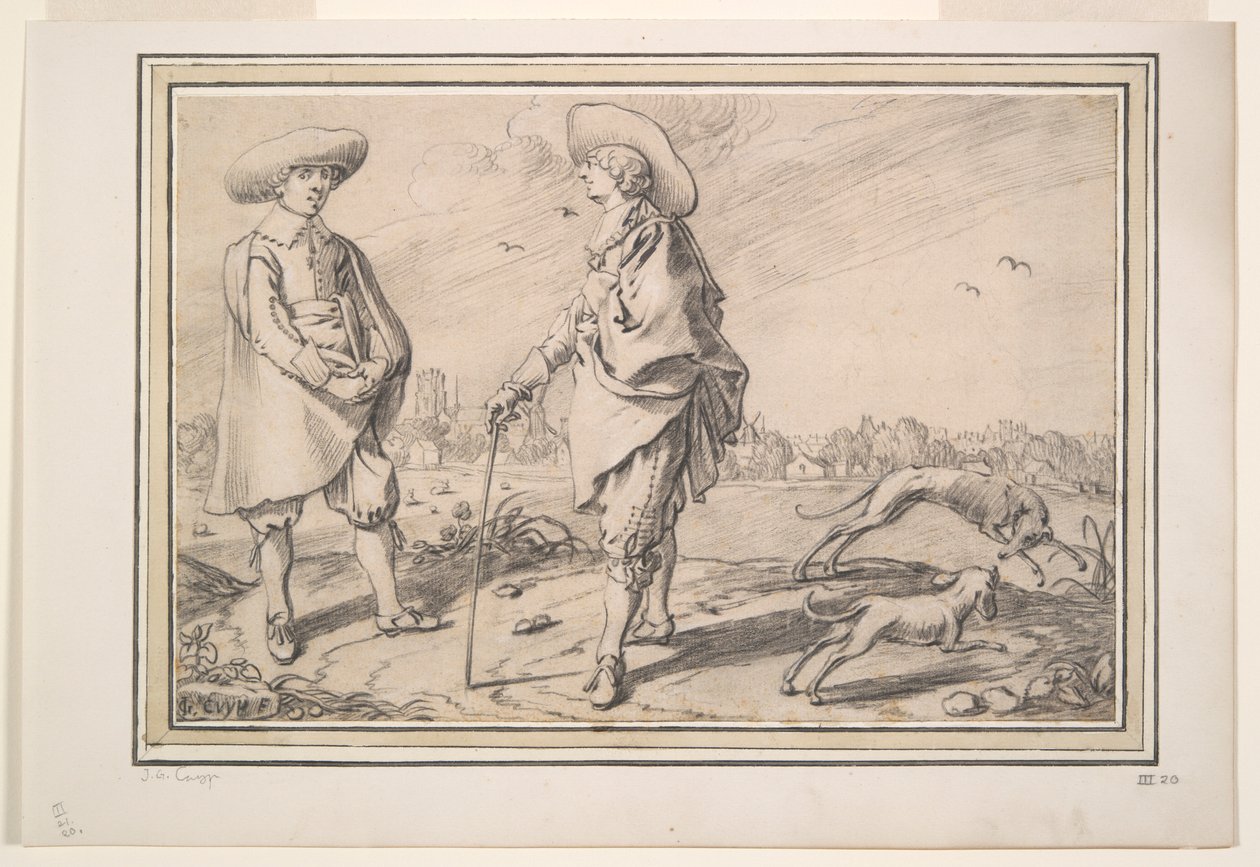 Retrato de dois cavalheiros de Dordrecht de Jacob Gerritsz Cuyp