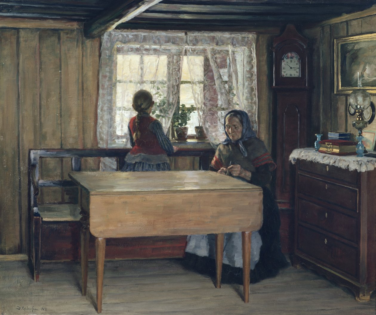 Na casa da avó de Jacob Gloersen