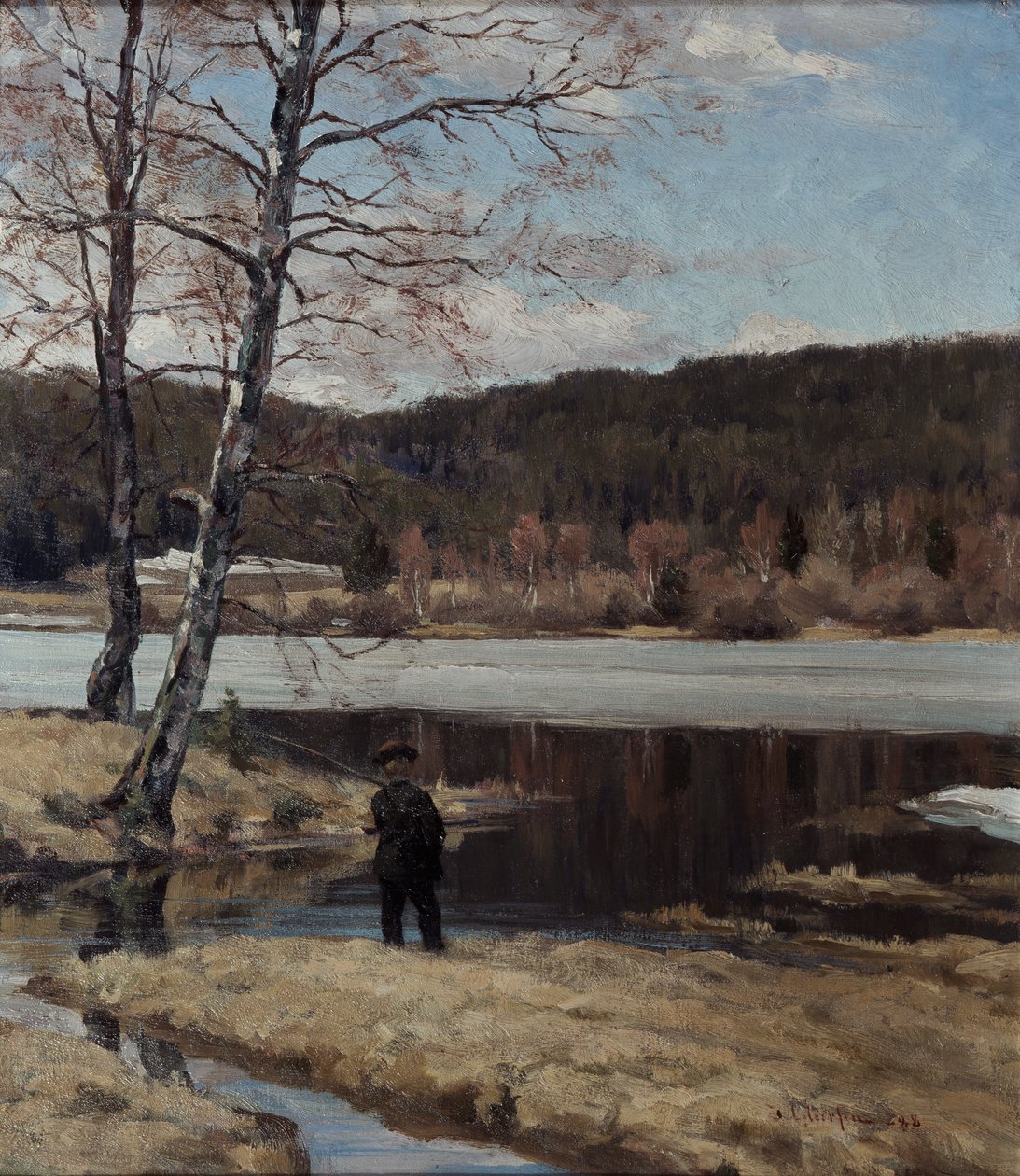 pescador de rio de Jacob Gloersen