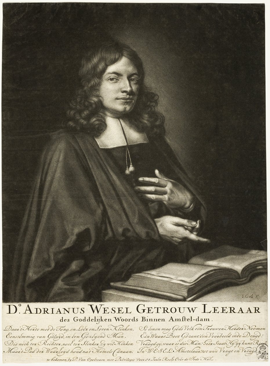 Adrian Wesel, Clérigo em Amesterdão de Jacob Gole