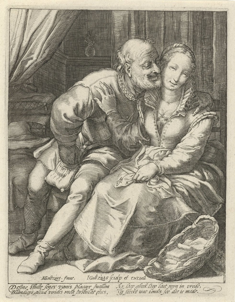 amor desigual de Jacob Goltzius (II)