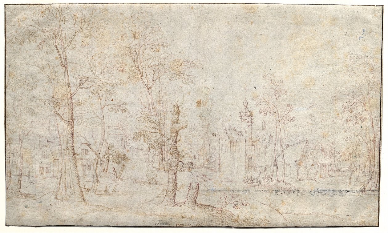 Castelo e Aldeia de Mouros de Jacob Grimmer