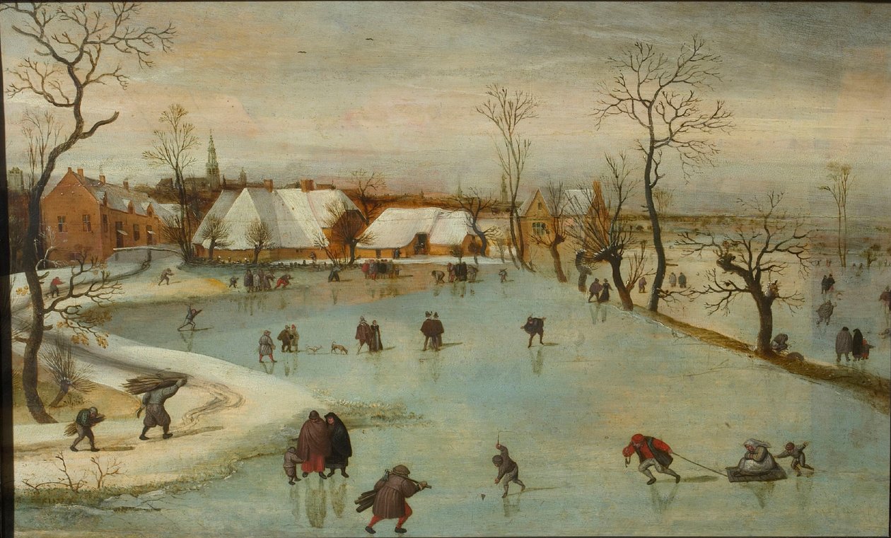As quatro estações: inverno, 1577. de Jacob Grimmer