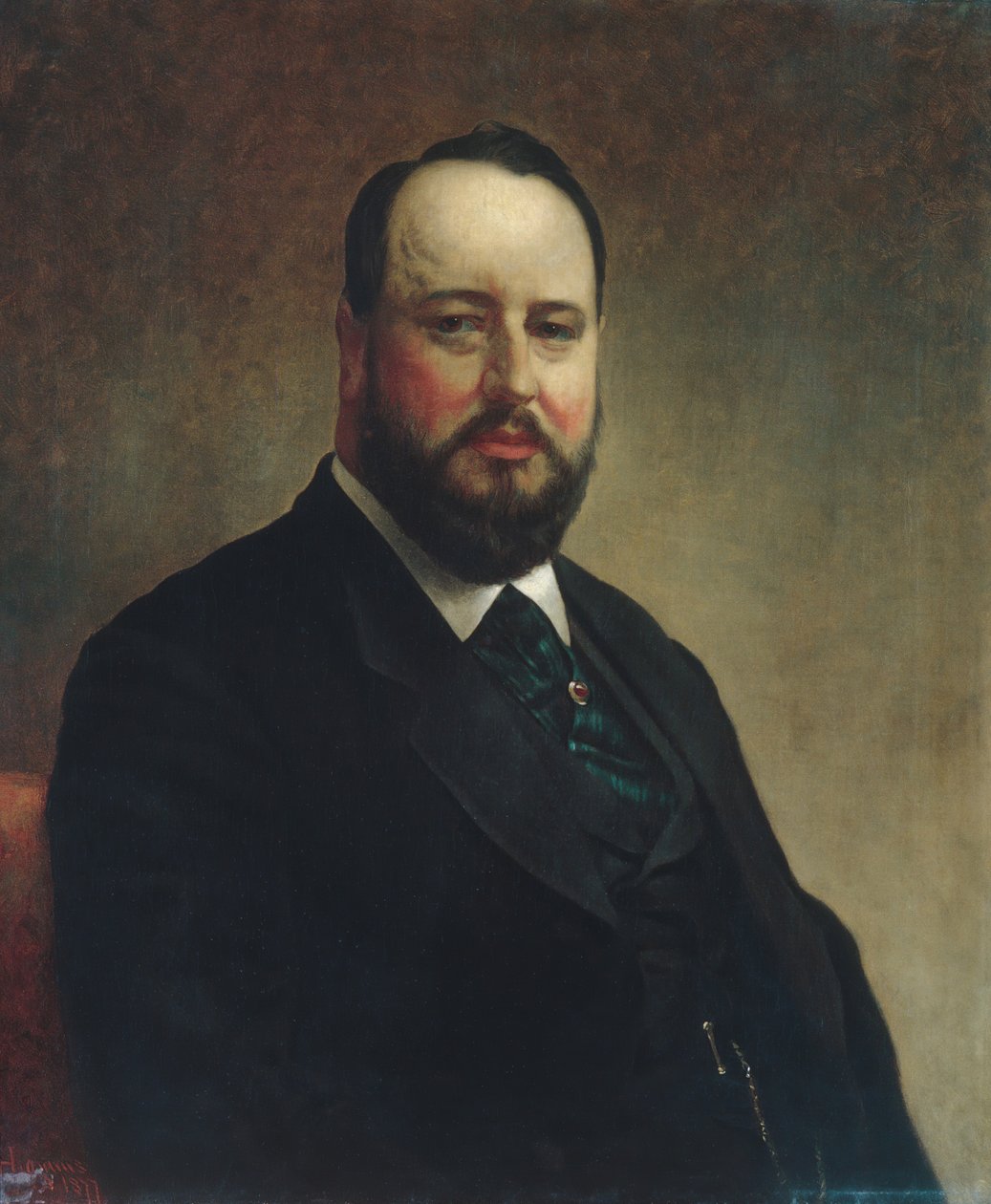 Joseph W. Drexel, 1877. de Jacob Hart Lazarus