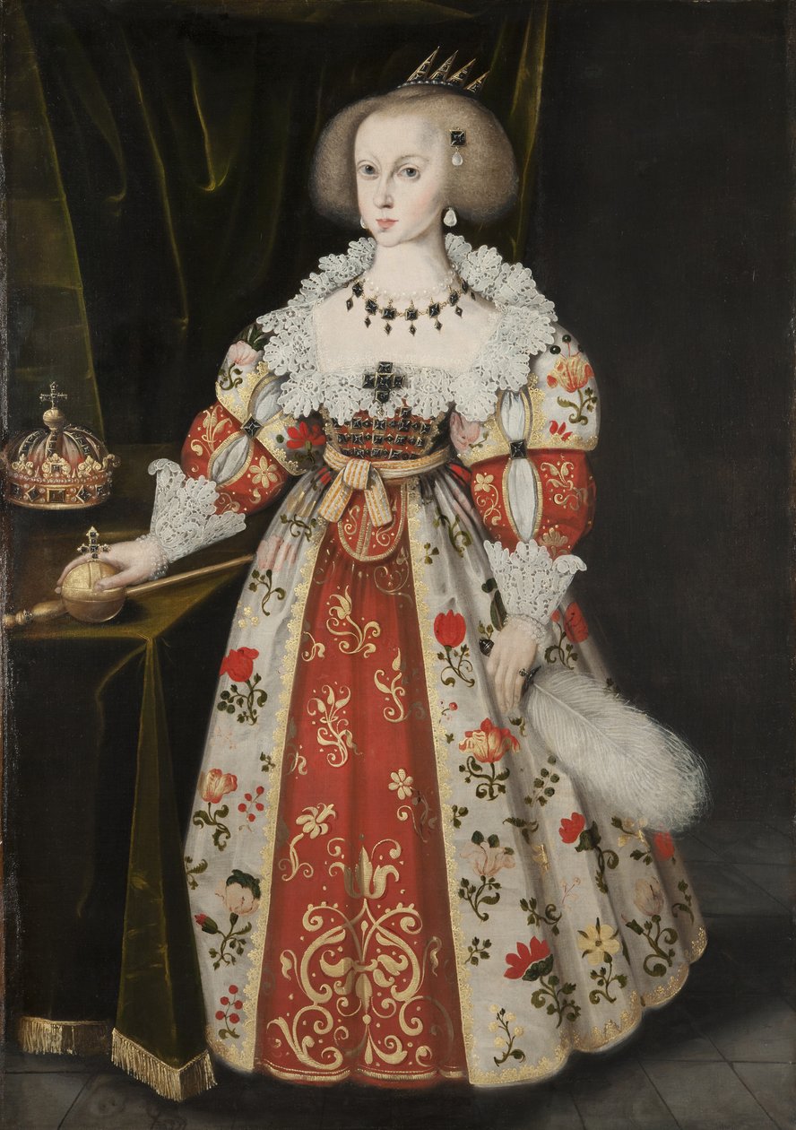 Rainha Kristina como uma criança, c.1635-40 de Jacob Heinrich Elbfas
