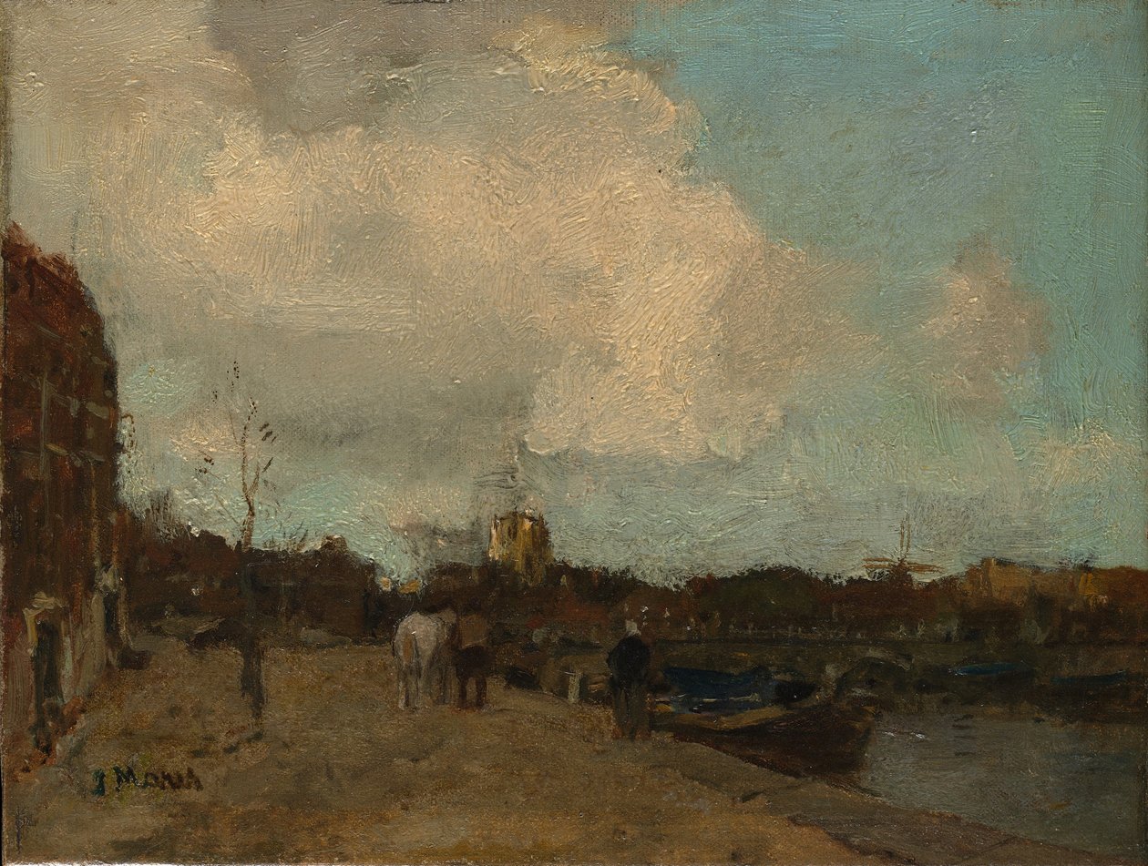 Lado do Canal. de Jacob Henricus Maris