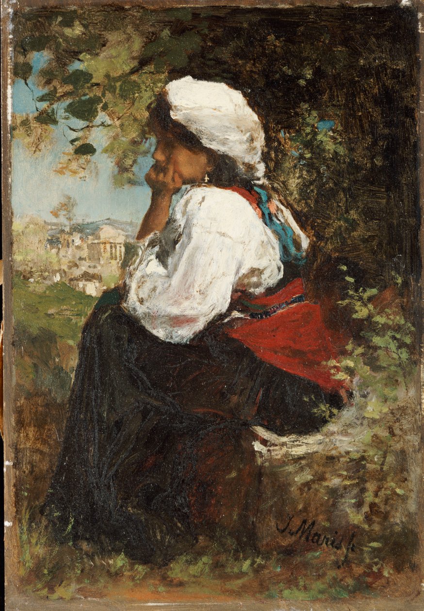 Uma menina romana de Jacob Henricus or Hendricus Maris