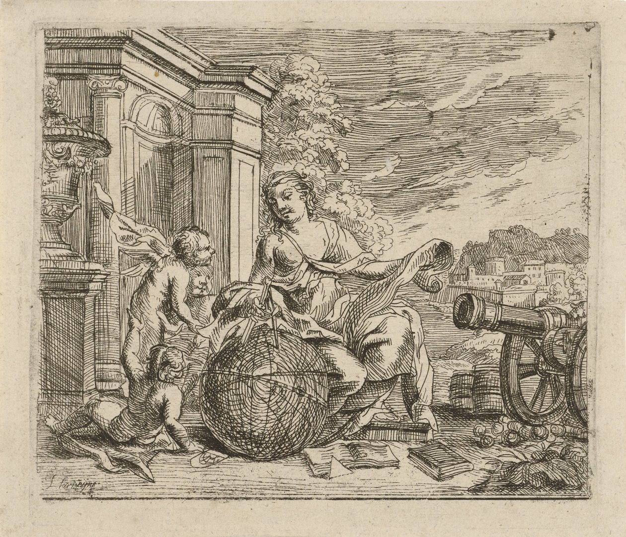 Alegoria da geometria de Jacob Herreyns (I)