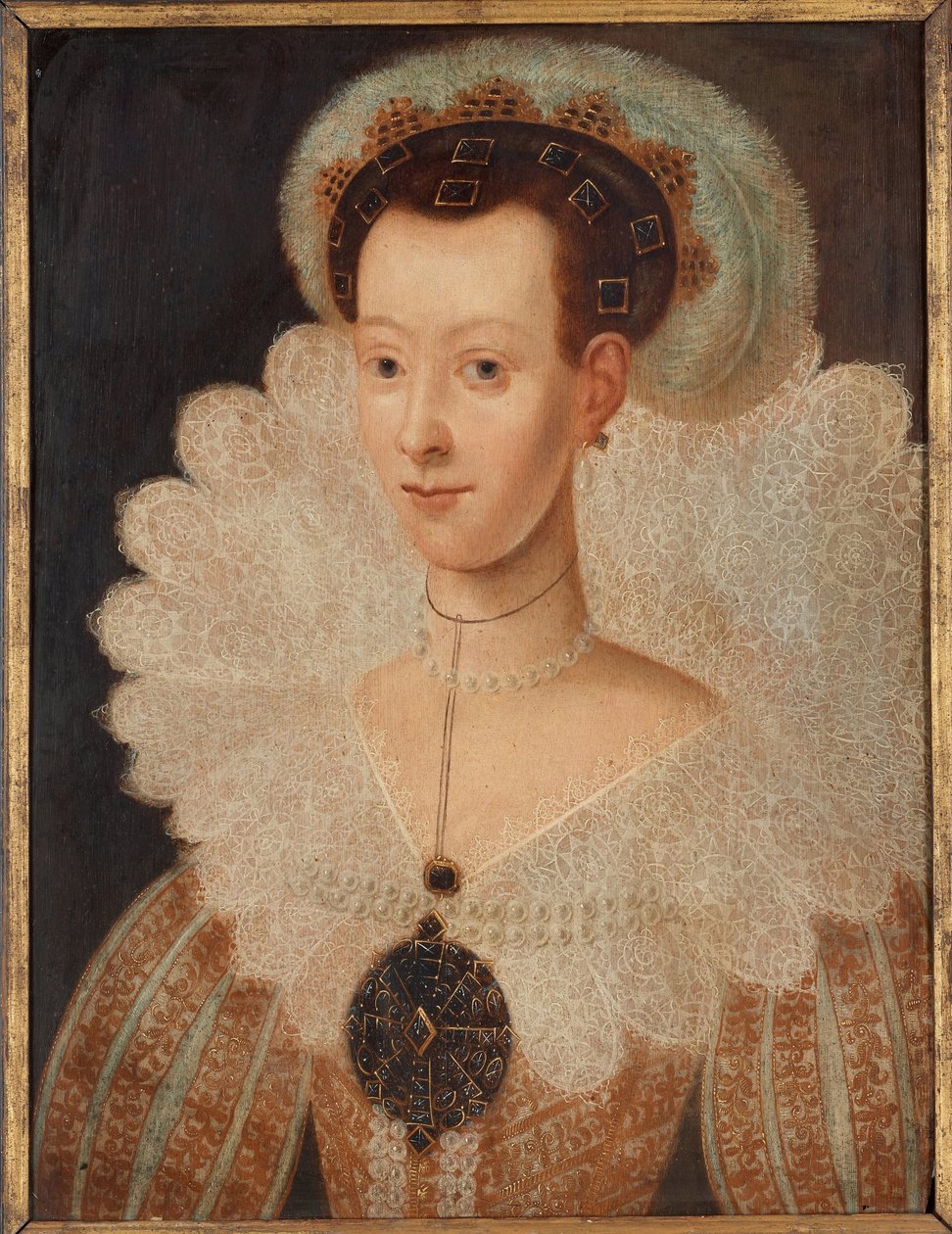 Rainha Marie Eleonore da Suécia (nee Marie Eleonore de Brandenburg de Jacob Hoefnagel