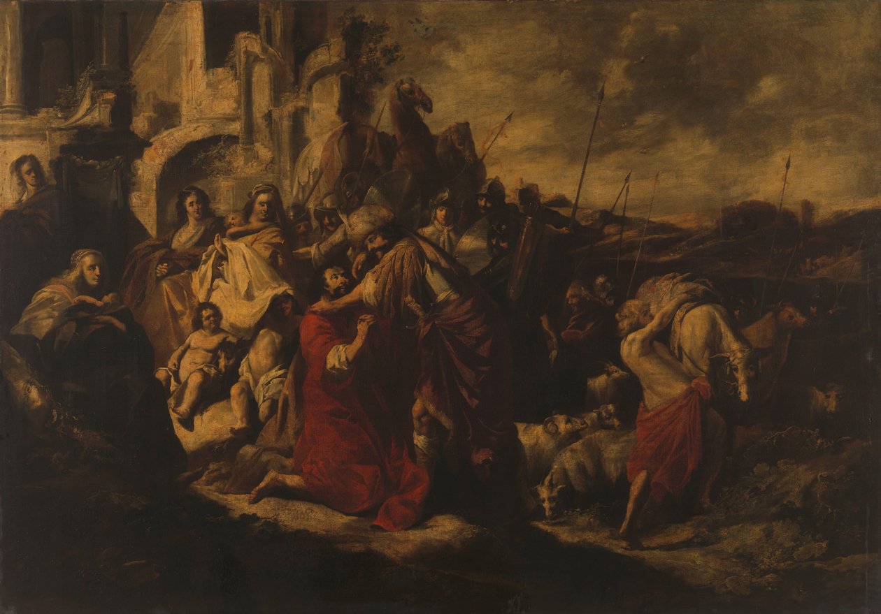 O Encontro de Jacob e Esaú de Jacob Hogers