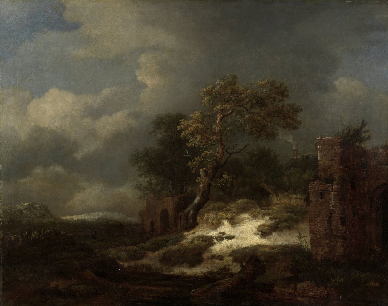 Paisagem com ruínas de Jacob van Ruisdael