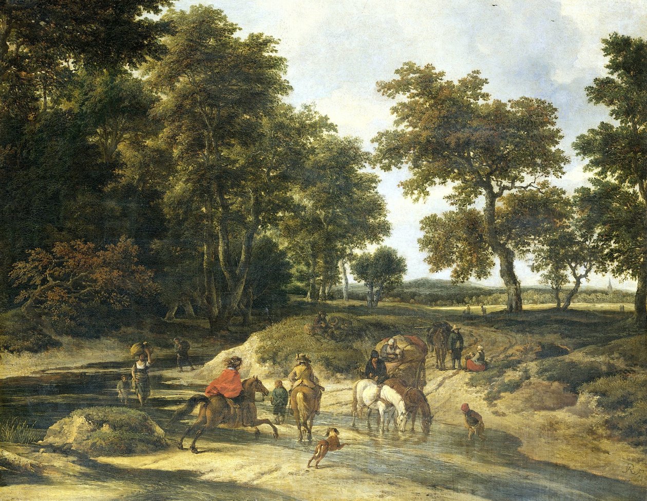 O vau | Jacob van Ruisdael | Impressão de arte