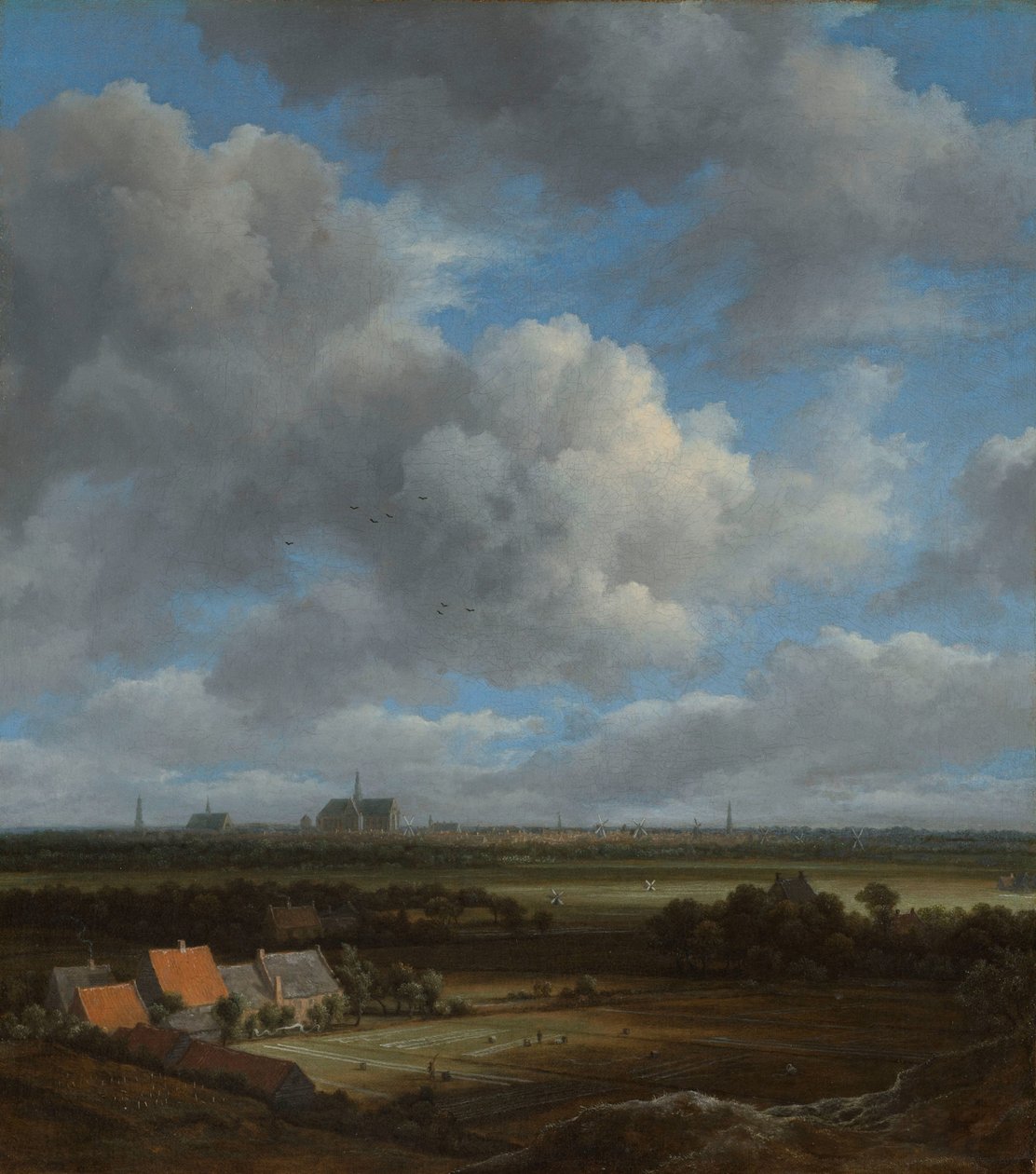 Vista de Haarlem do Noroeste, com os Campos Branqueadores em Primeiro Plano
Vista de Haarlem do noroeste, com os campos de branqueamento em primeiro plano de Jacob van Ruisdael