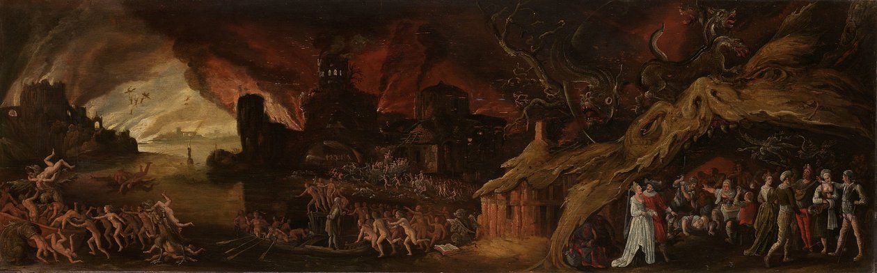 O Juízo Final e os Sete Pecados Mortais de Jacob Isaacsz. van Swanenburg