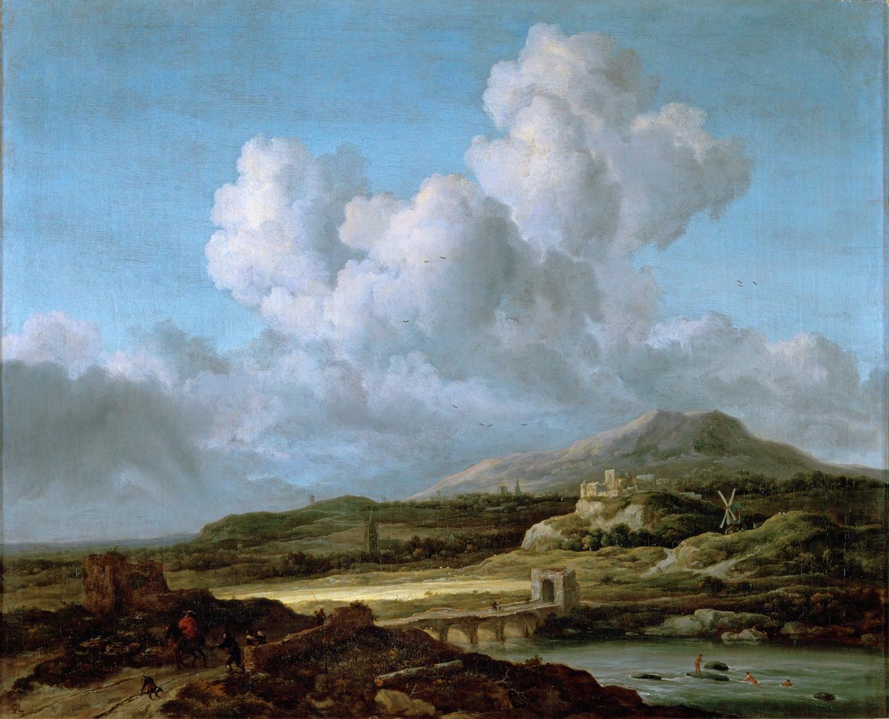 Le coup de soleil - o raio de sol ... de Jacob Isaaksz. or Isaacksz. van Ruisdael
