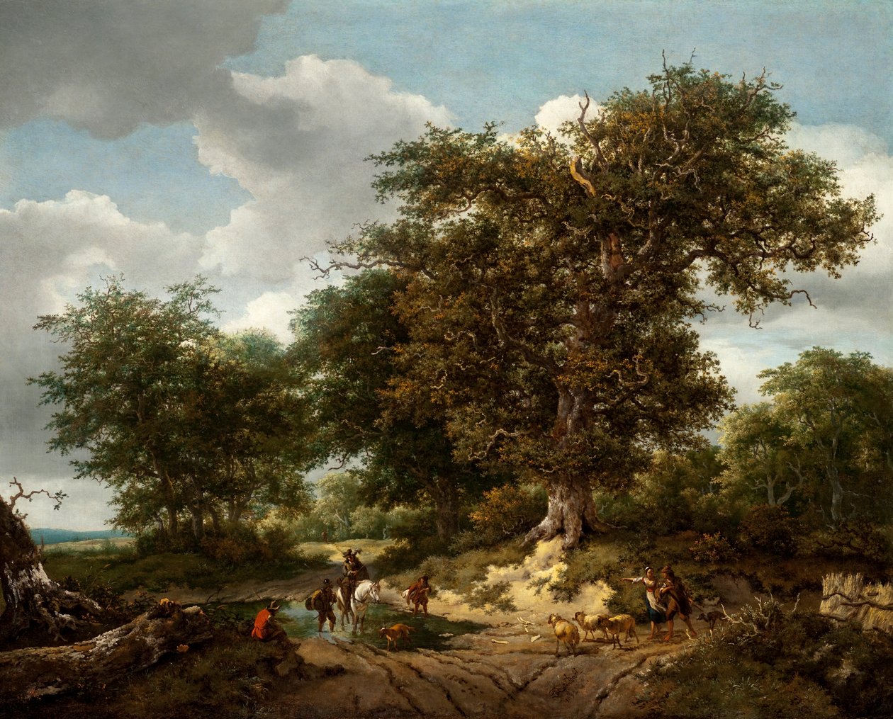 O Grande Carvalho, 1652 de Jacob van Ruisdael