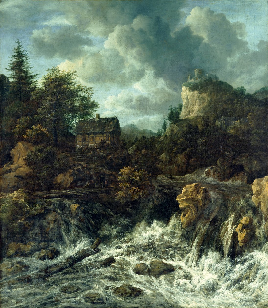A Cachoeira, 1665-70 de Jacob van Ruisdael