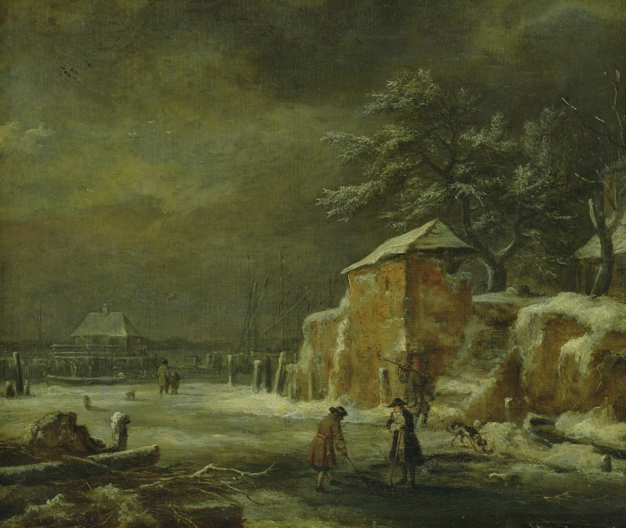 Paisagem de inverno de Jacob van Ruisdael