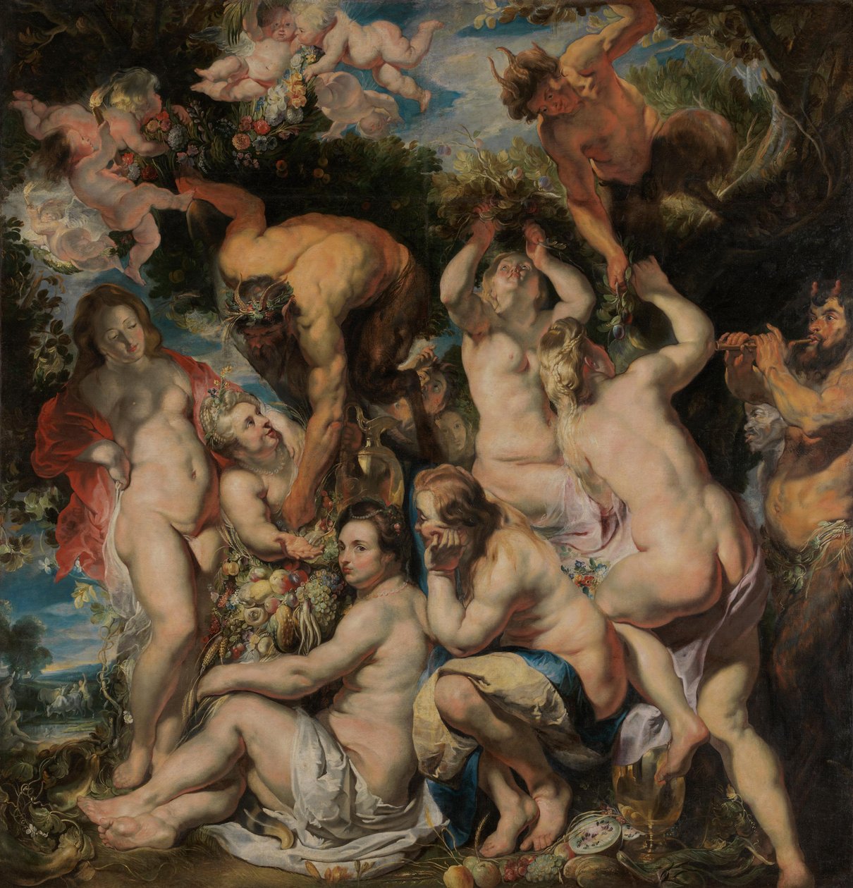 Alegoria da fertilidade de Jacob Jordaens