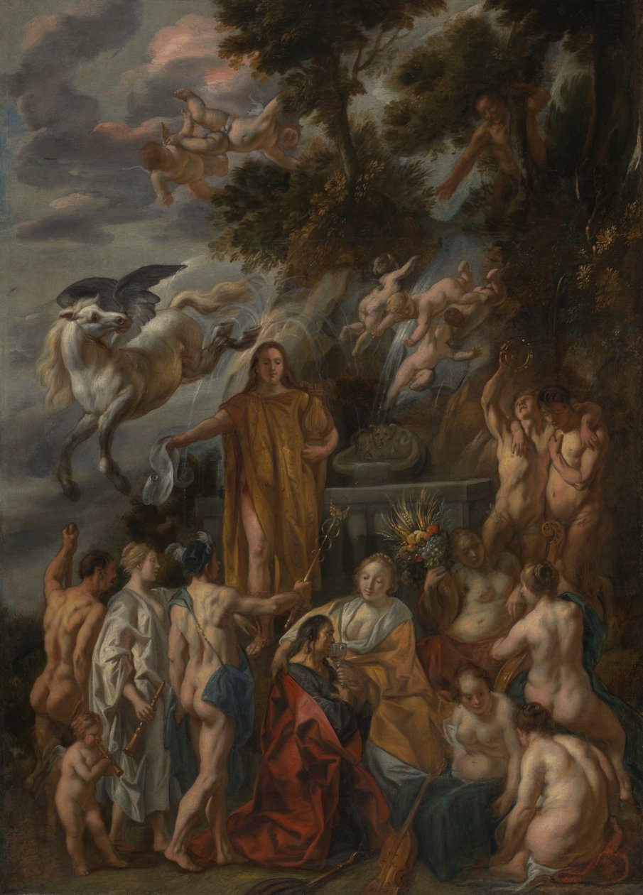 Alegoria do poeta de Jacob Jordaens