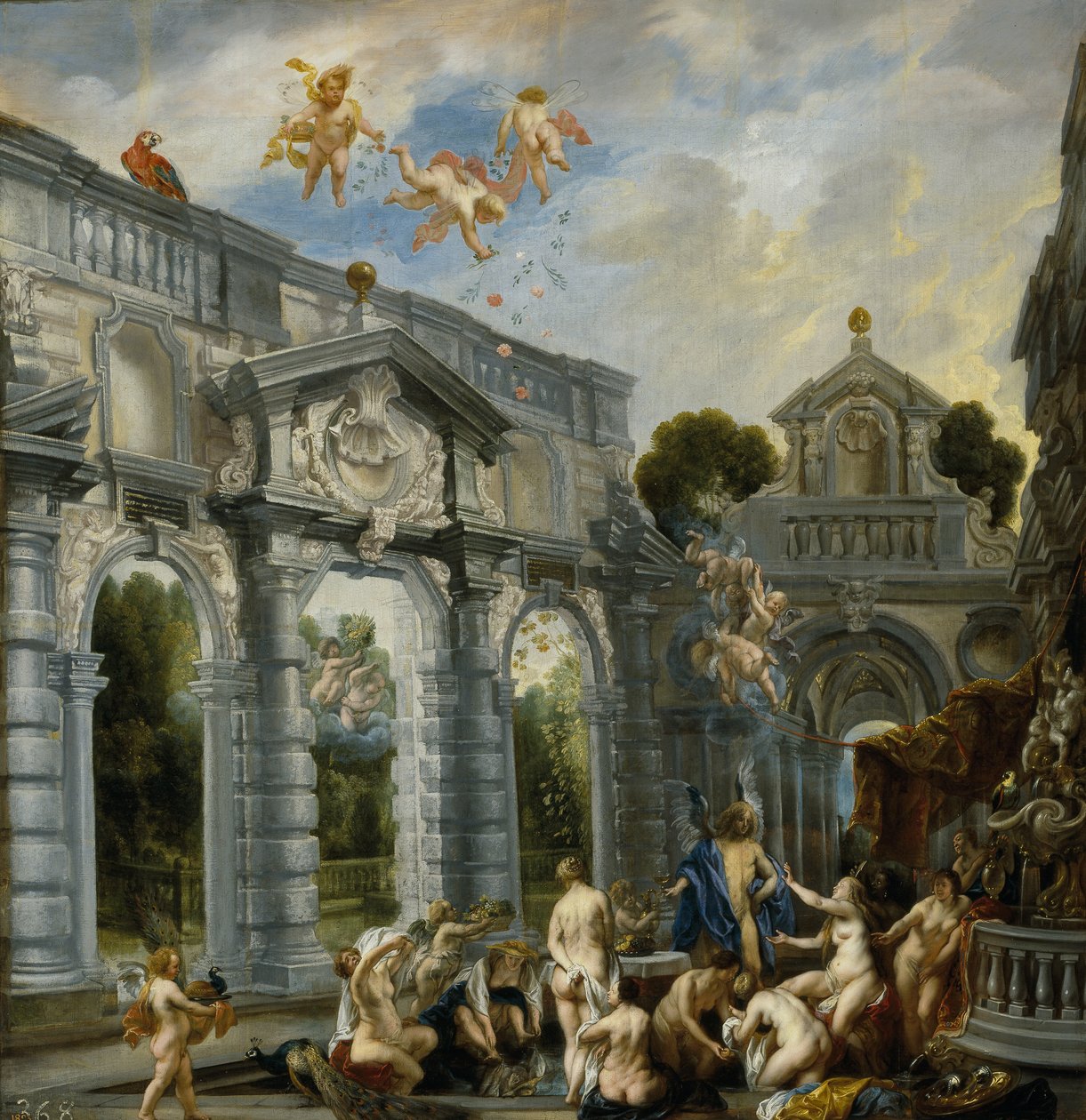 Amor e Psique de Jacob Jordaens