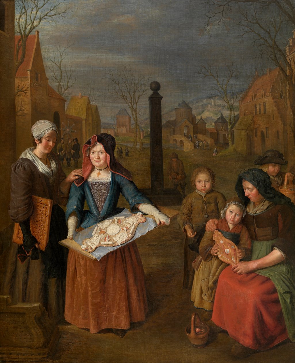 Aquarius (óleo sobre tela) de Jacob Jordaens