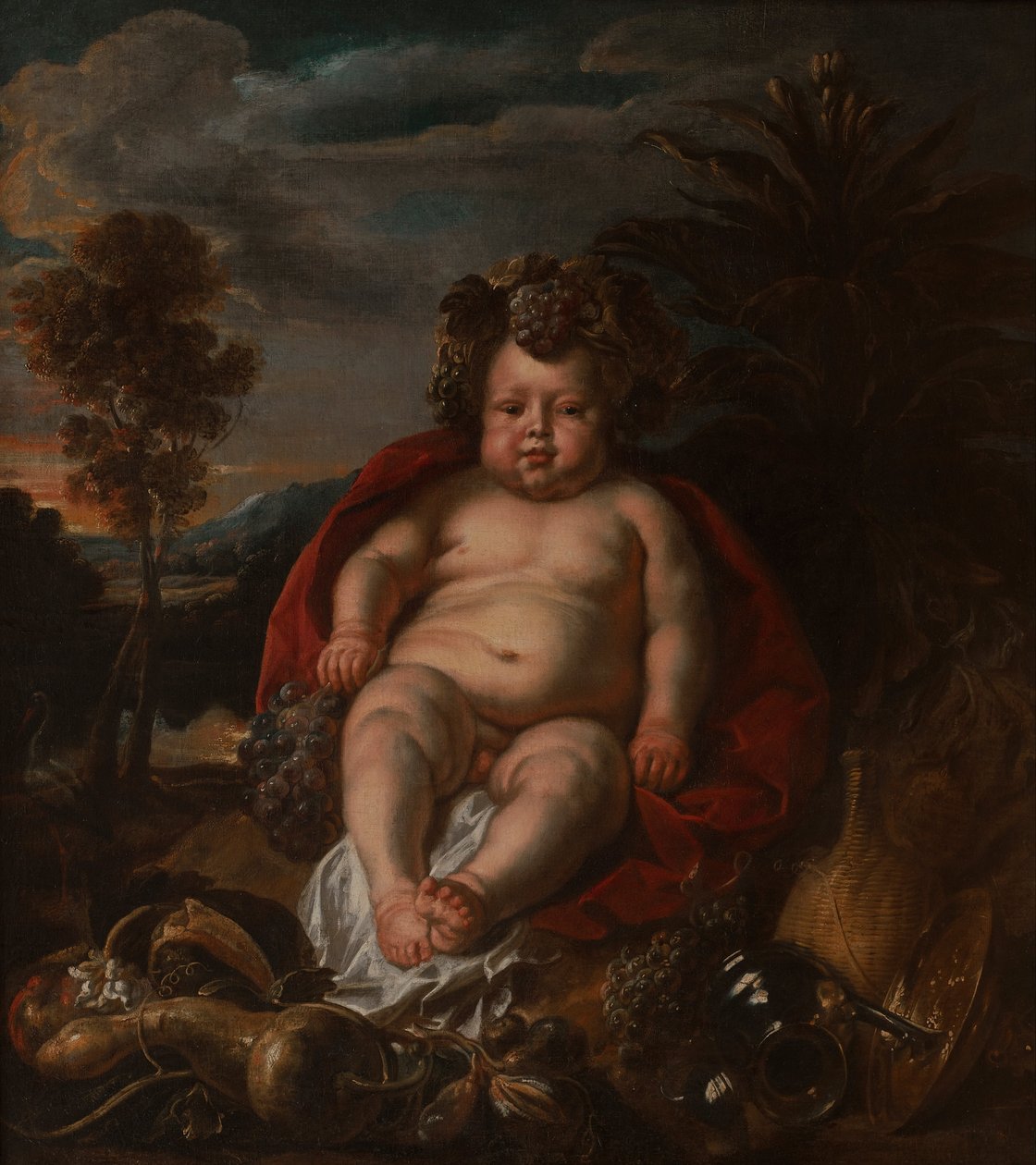 Baco em criança de Jacob Jordaens
