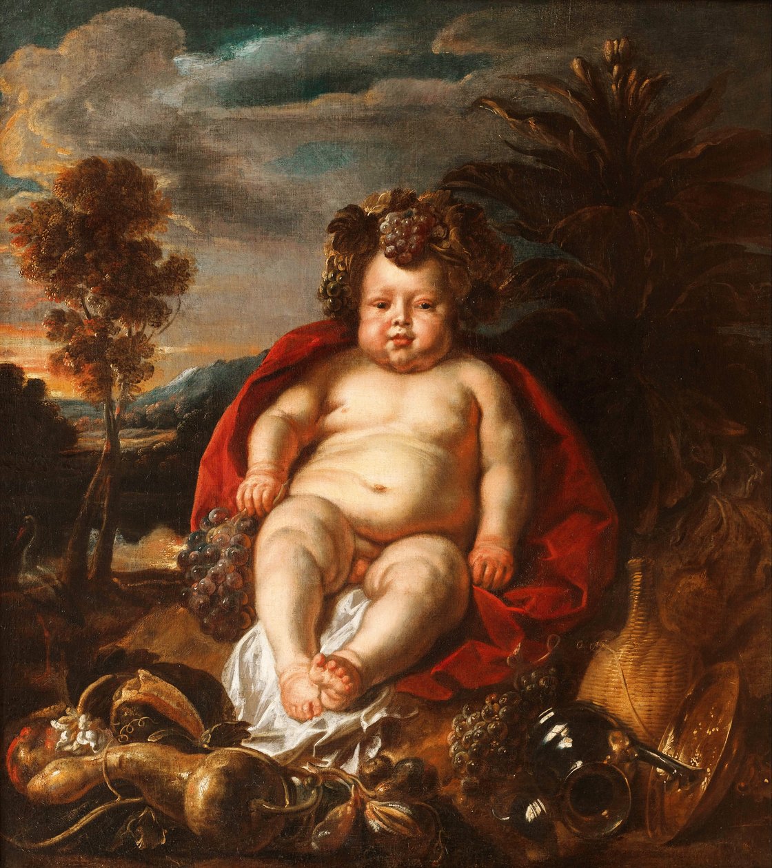 Baco em criança de Jacob Jordaens